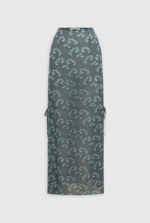 Woman Venroy Skirts Sheer Tie Side Skirt