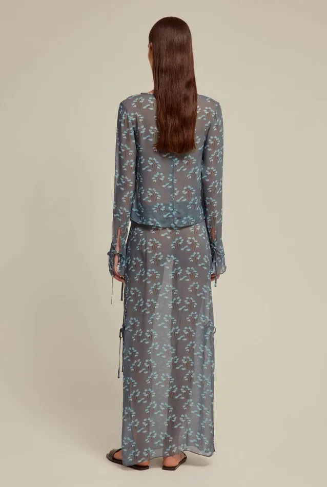 Woman Venroy Skirts Sheer Tie Side Skirt