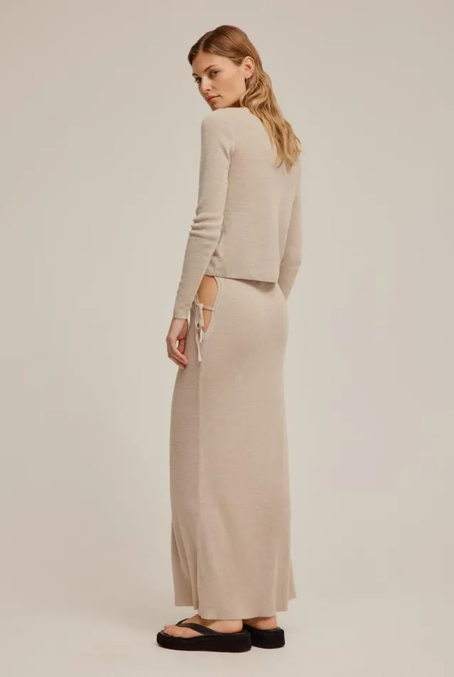 Woman Venroy Skirts Tie Side Knitted Skirt