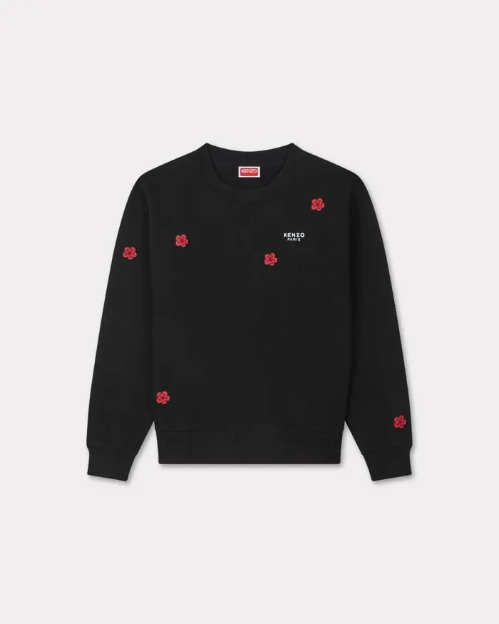 Women 039Boke Flower039 Embroidered Sweatshirt In Cotton Black Kenzo Sweatshirts And Hoodies Women 039Boke Flower039 Embroidered Sweatshirt In Cotton Black Kenzo Sweatshirts And Hoodies