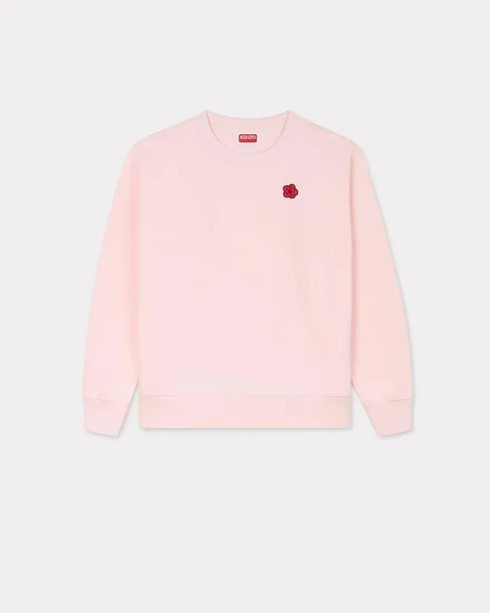 Women 039Boke Flower039 Embroidered Sweatshirt In Cotton Faded Pink Kenzo Sweatshirts And Hoodies Women 039Boke Flower039 Embroidered Sweatshirt In Cotton Faded Pink Kenzo Sweatshirts And Hoodies