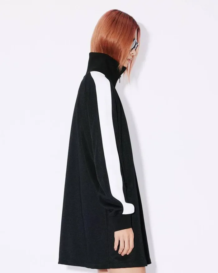 Women 039Boke Flower 20039 Embroidered Jersey Dress Black Kenzo Dresses And Skirts