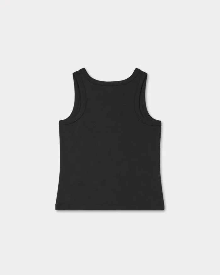 Women 039Boke Flower 20039 Rib Tank Top Black Kenzo Shirts And Tops