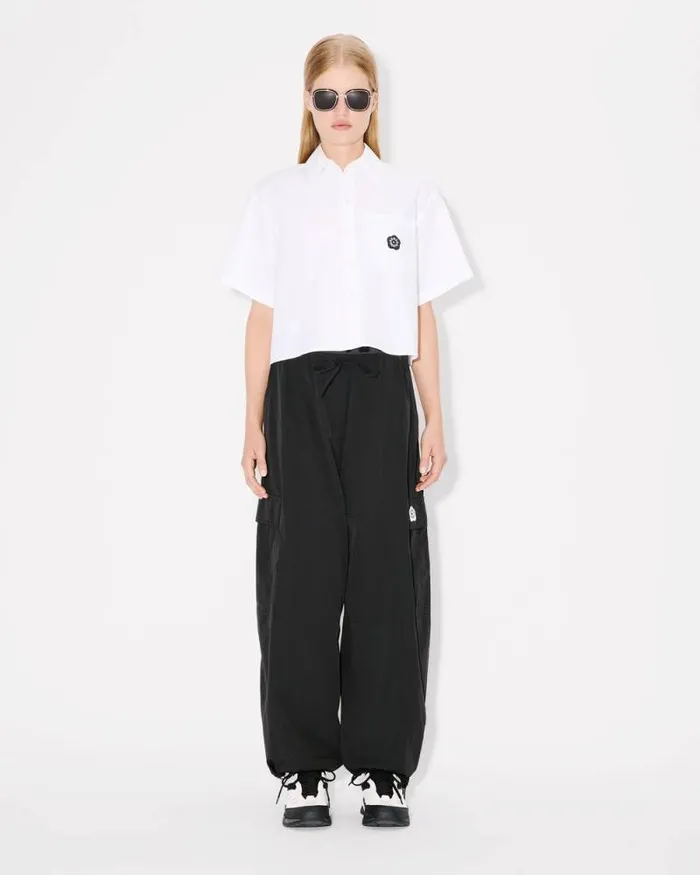 Women 039Boke Flower 20039 Shirt In Cotton Poplin White Kenzo Shirts And Tops