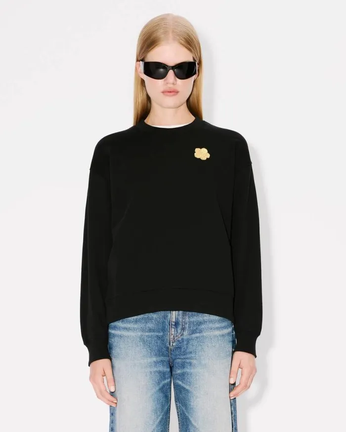Women 039Lunar New Year039 Embroidered Sweatshirt In Cotton Black Kenzo Sweatshirts And Hoodies
