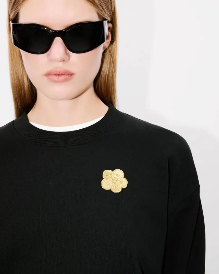 Women 039Lunar New Year039 Embroidered Sweatshirt In Cotton Black Kenzo Sweatshirts And Hoodies