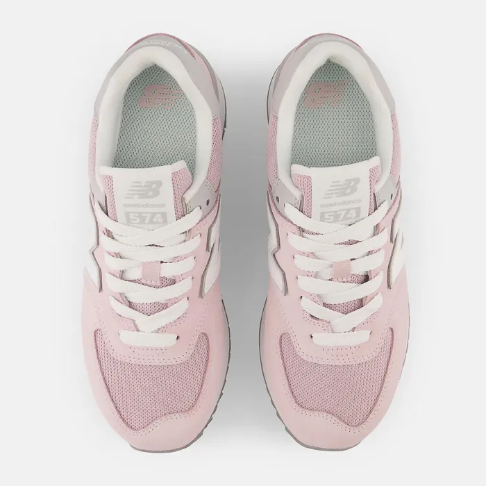 Women 574 Stone Pink With Rain Cloud And White New Balance Lifestyle