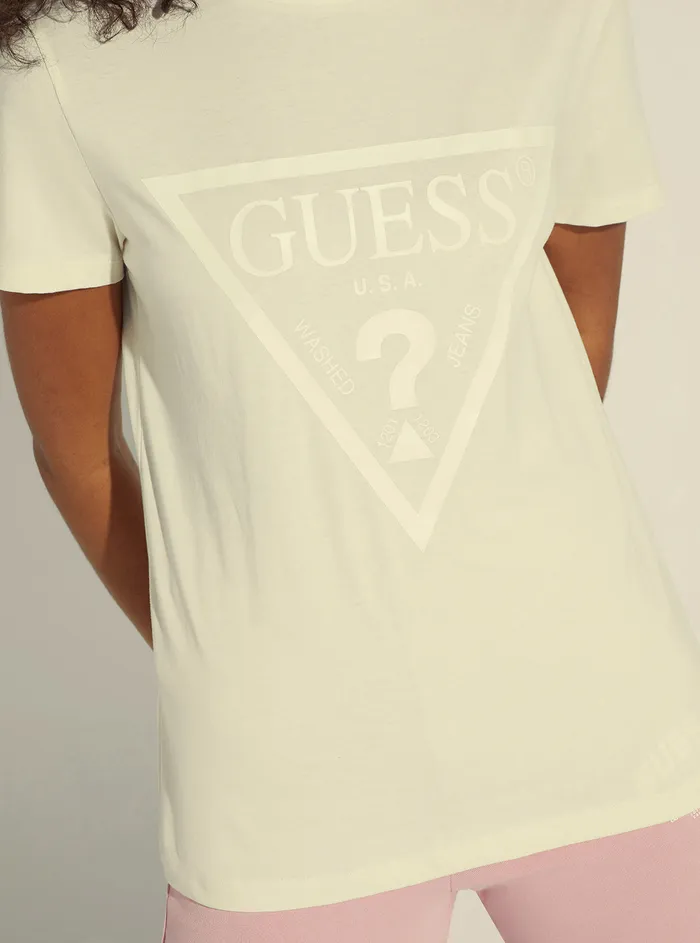 Women Activewear GUESS Eco White Adele Active Tshirt Women Activewear GUESS Eco White Adele Active Tshirt
