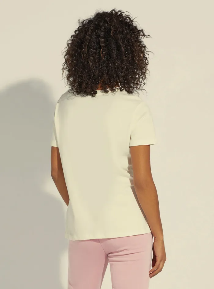 Women Activewear GUESS Eco White Adele Active Tshirt Women Activewear GUESS Eco White Adele Active Tshirt