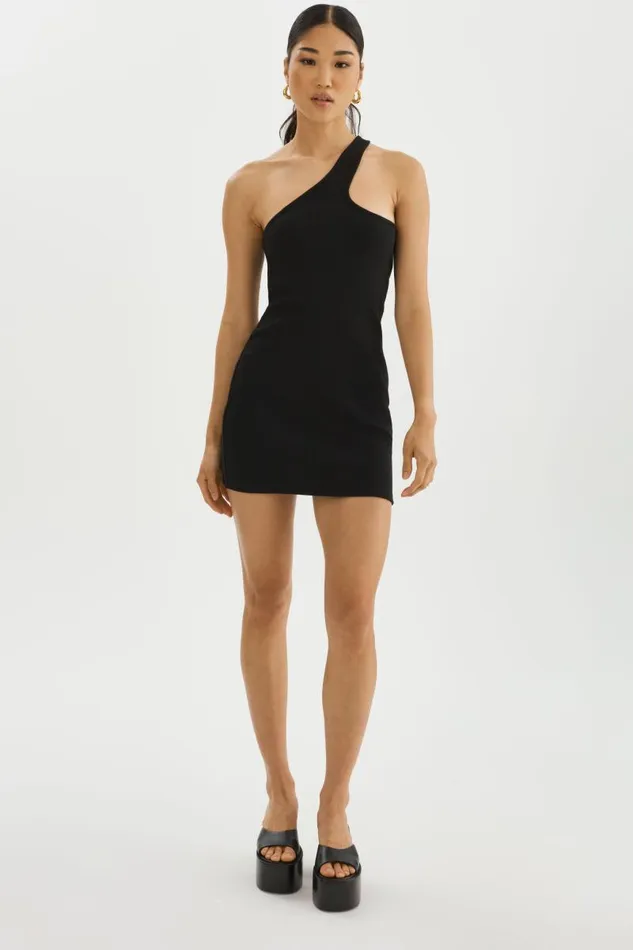 Women ADDISON Mini Tank Dress Black LAMARQUE Dresses Women ADDISON Mini Tank Dress Black LAMARQUE Dresses
