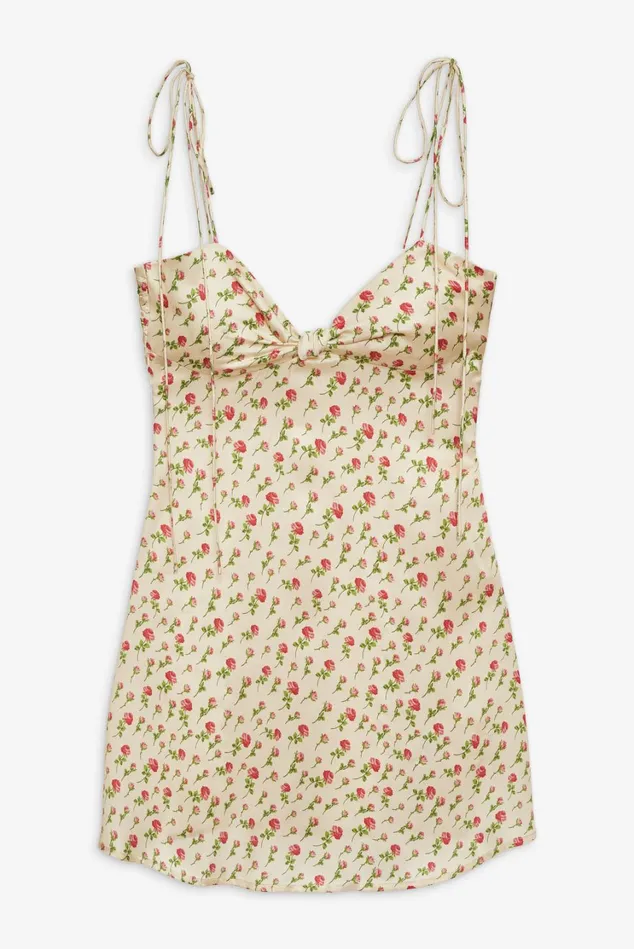 Women Adira Mini Dress Beige For Love and Lemons Dresses