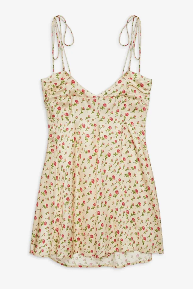 Women Adira Mini Dress Beige For Love and Lemons Dresses