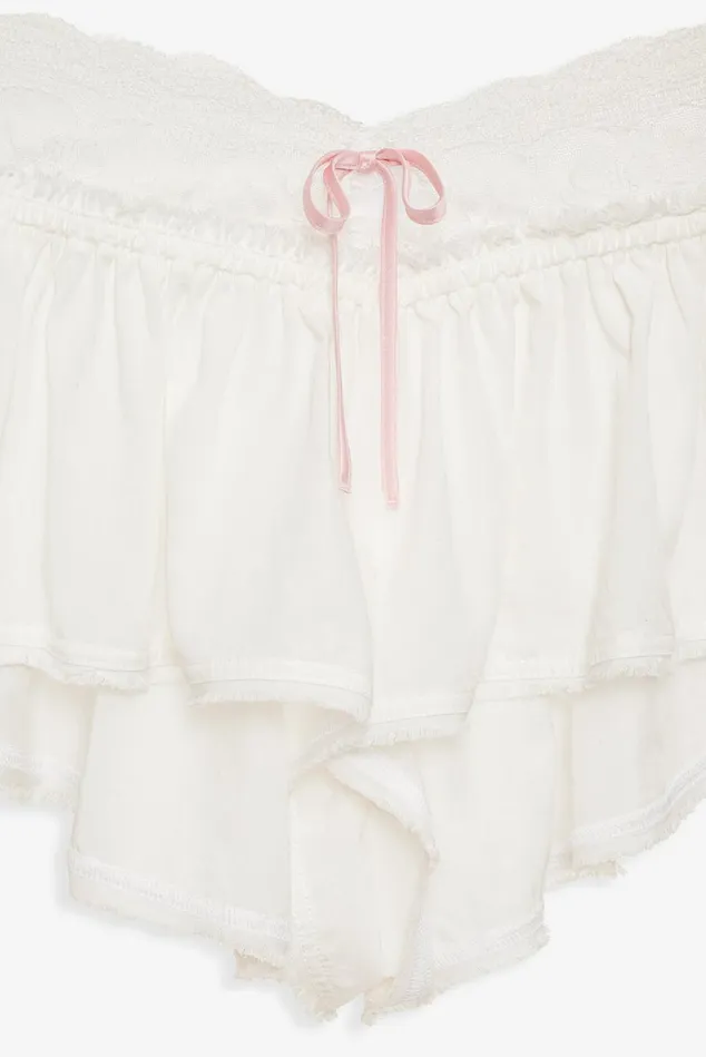 Women Alexa Sleep Short Ivory For Love and Lemons Lingerie