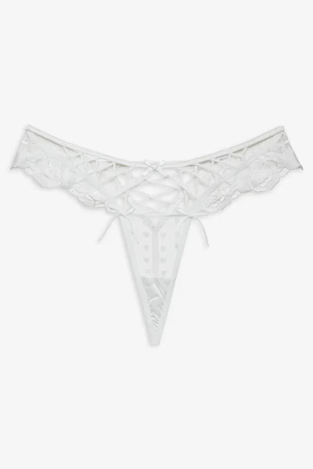 Women Amore Lace Panty White For Love and Lemons Lingerie Women Amore Lace Panty White For Love and Lemons Lingerie
