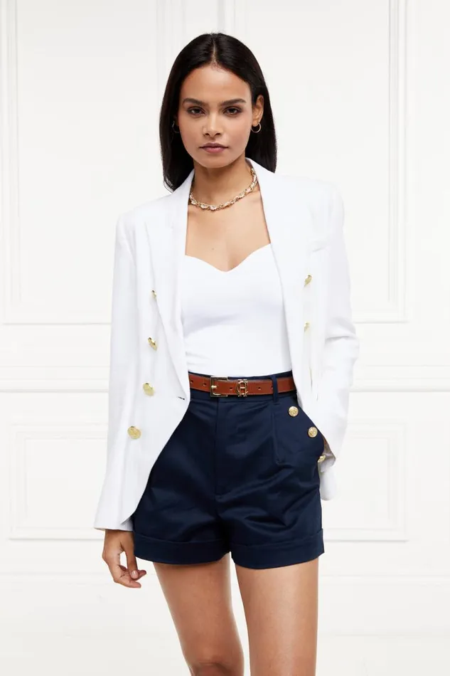 Women Amoria Tailored Short Ink Navy Holland Cooper Shorts Women Amoria Tailored Short Ink Navy Holland Cooper Shorts
