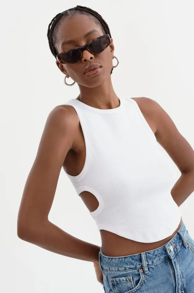 Women ARDA Tank Top White LAMARQUE Tops