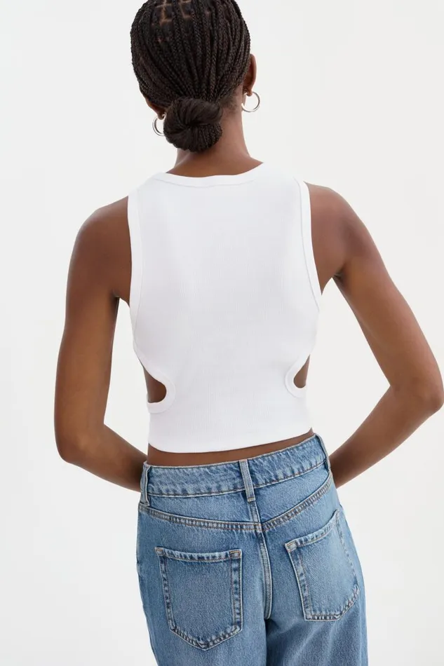 Women ARDA Tank Top White LAMARQUE Tops