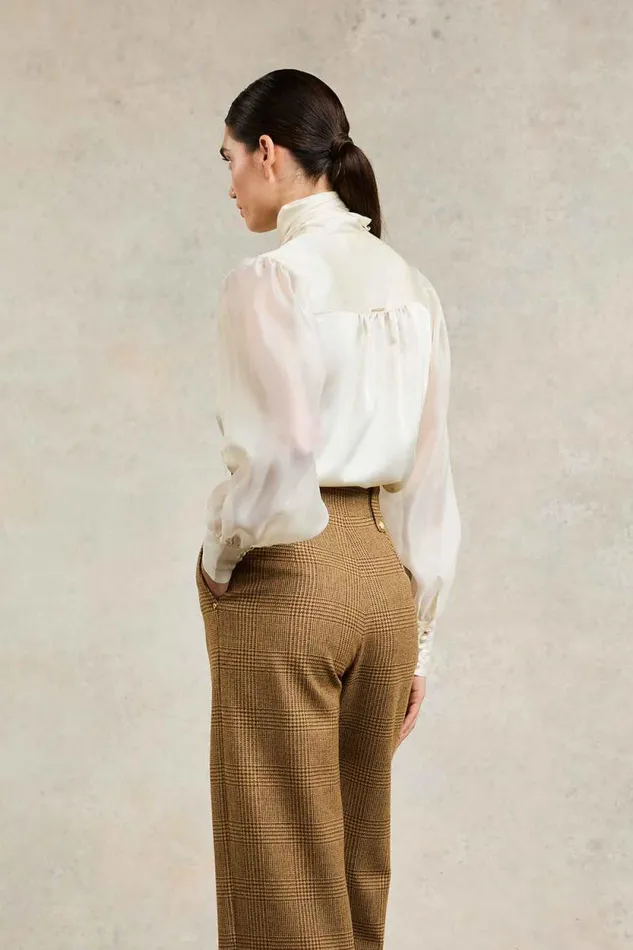 Women Ariella Blouse Oyster Holland Cooper Shirts and Blouses Women Ariella Blouse Oyster Holland Cooper Shirts and Blouses