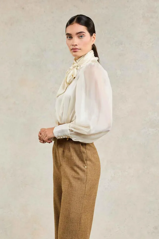 Women Ariella Blouse Oyster Holland Cooper Shirts and Blouses Women Ariella Blouse Oyster Holland Cooper Shirts and Blouses