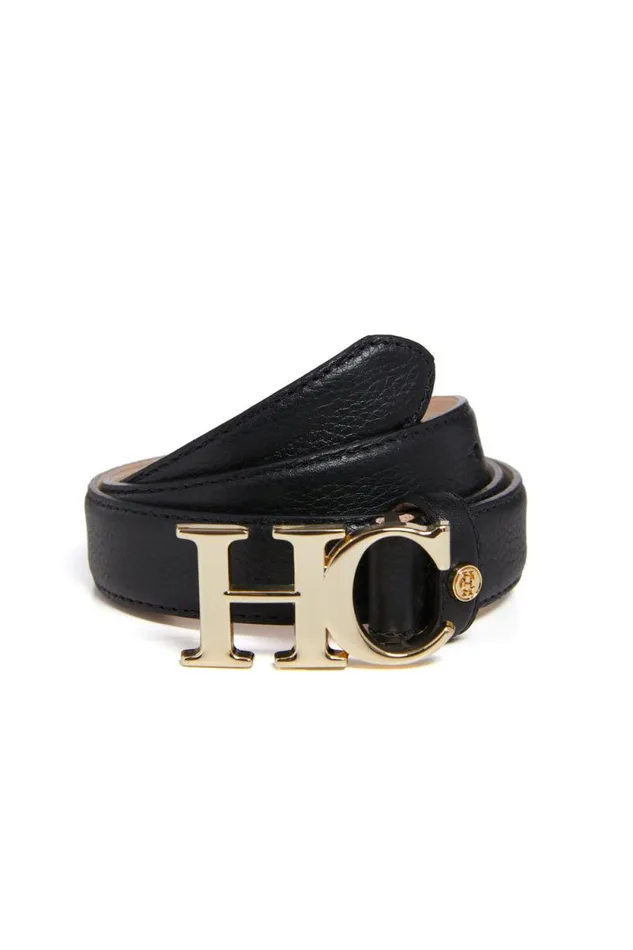 Women Atelier Slim Logo Belt Black Holland Cooper Belts Women Atelier Slim Logo Belt Black Holland Cooper Belts