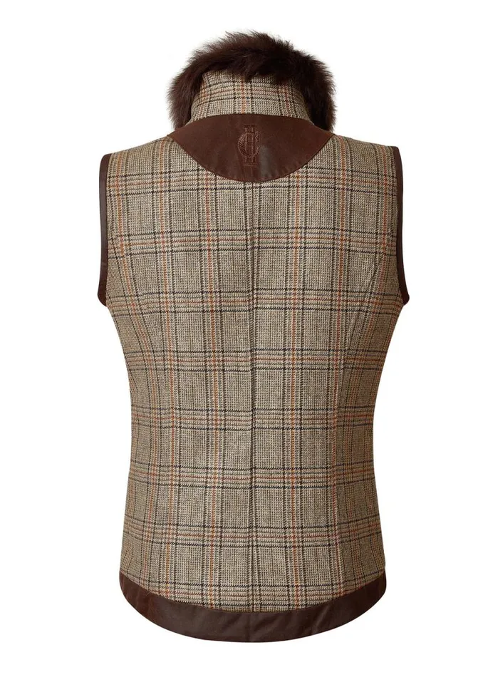 Women Aviator Gilet Bourbon Tweed Holland Cooper Tailoring