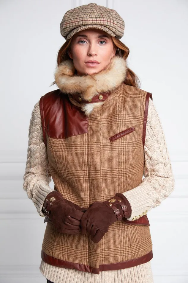 Women Aviator Gilet Tawny Holland Cooper Tailoring