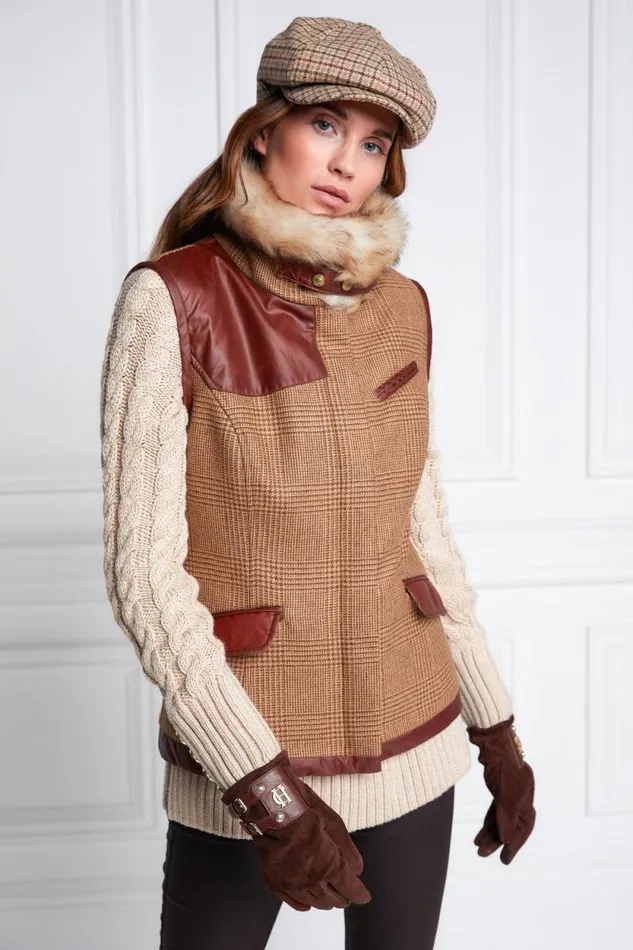 Women Aviator Gilet Tawny Holland Cooper Tailoring