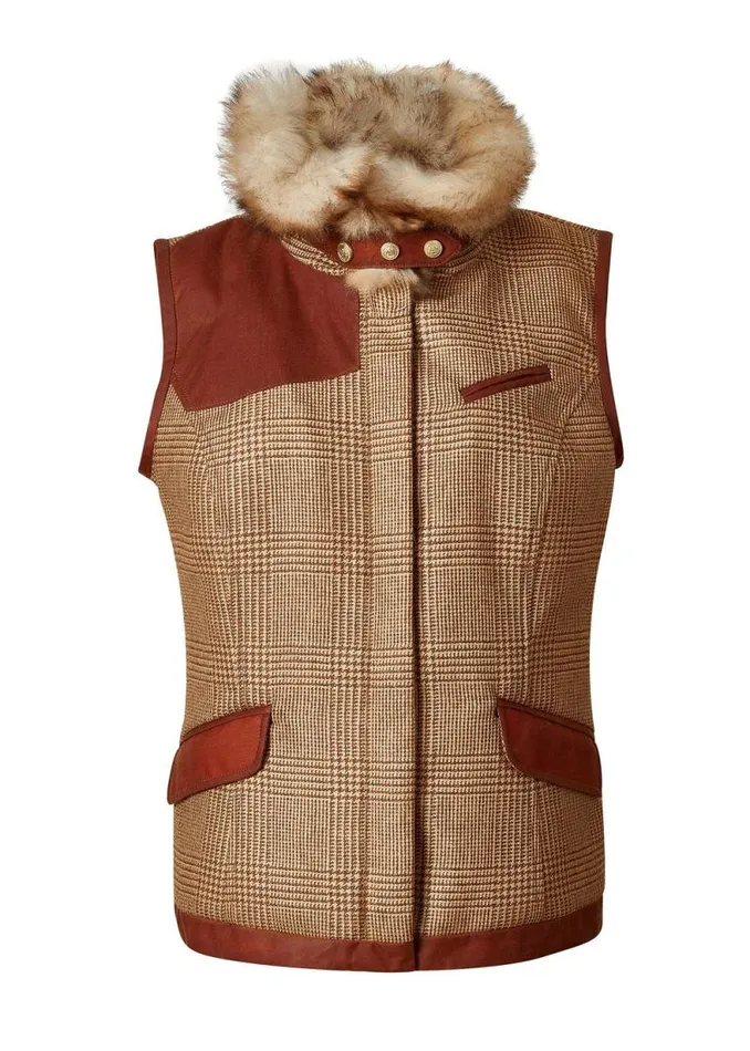 Women Aviator Gilet Tawny Holland Cooper Tailoring