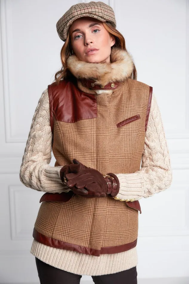 Women Aviator Gilet Tawny Holland Cooper Tailoring