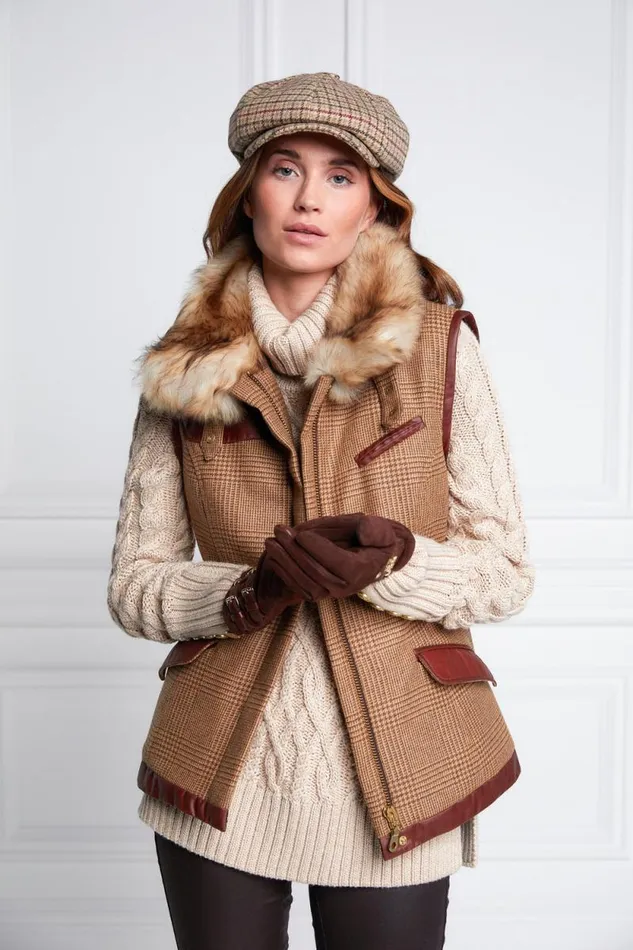 Women Aviator Gilet Tawny Holland Cooper Tailoring