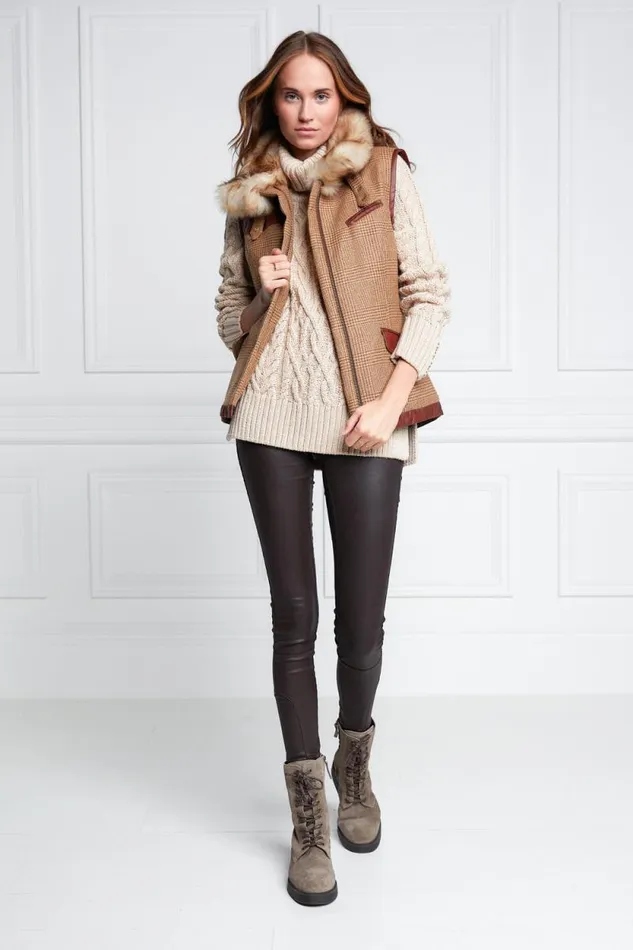 Women Aviator Gilet Tawny Holland Cooper Tailoring