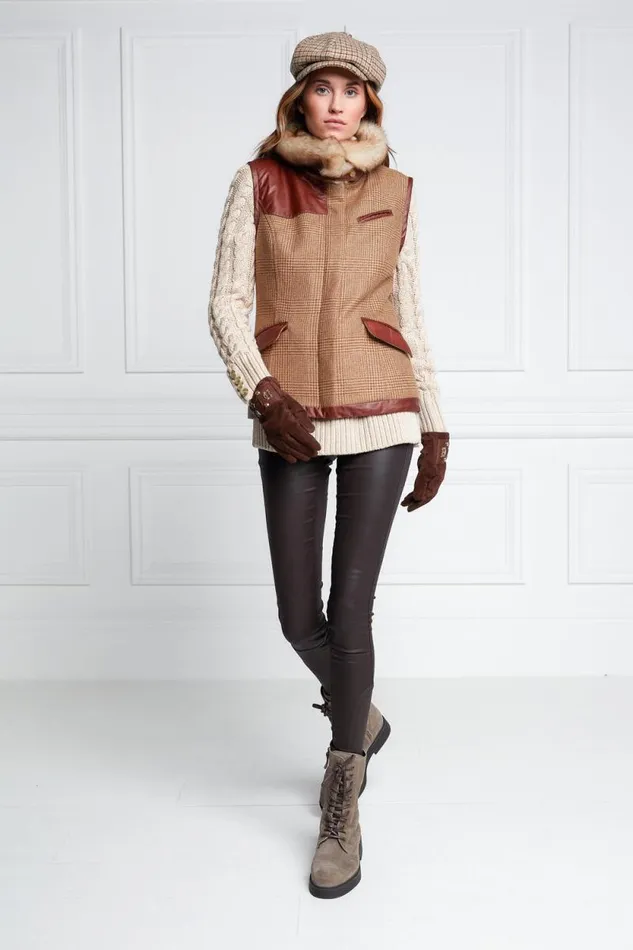 Women Aviator Gilet Tawny Holland Cooper Tailoring
