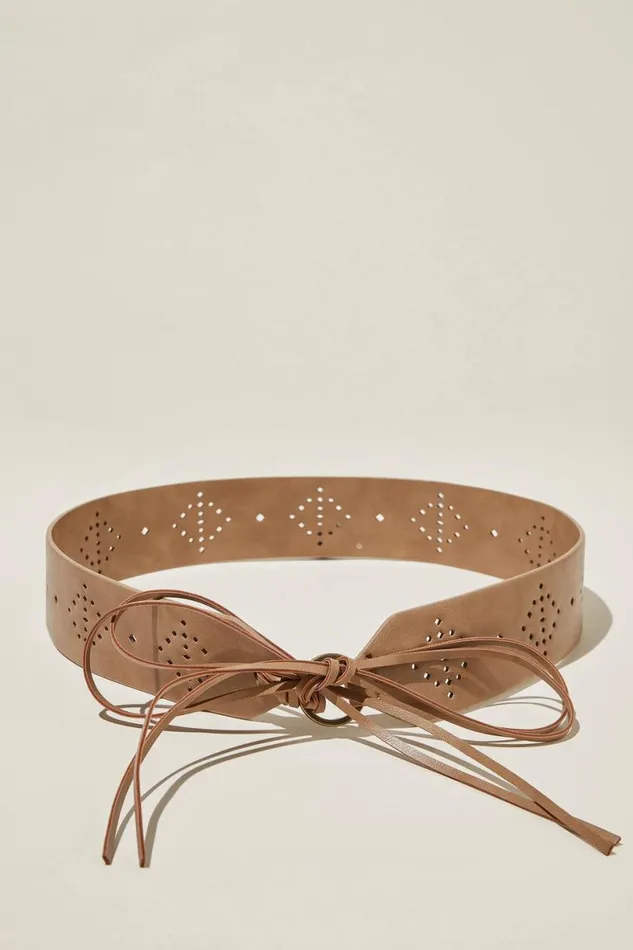 Women Bags and Belts Cotton On Arizona Nights Belt Tan