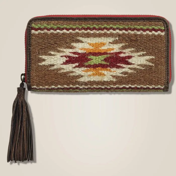 Women Bags and Wallets Ariat Sheridan Clutch Wallet Brown