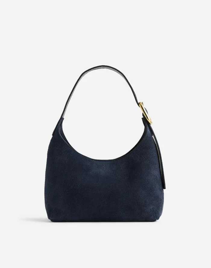 Women Bags Madewell The SculpturalBuckle Shoulder Bag Deep Indigo