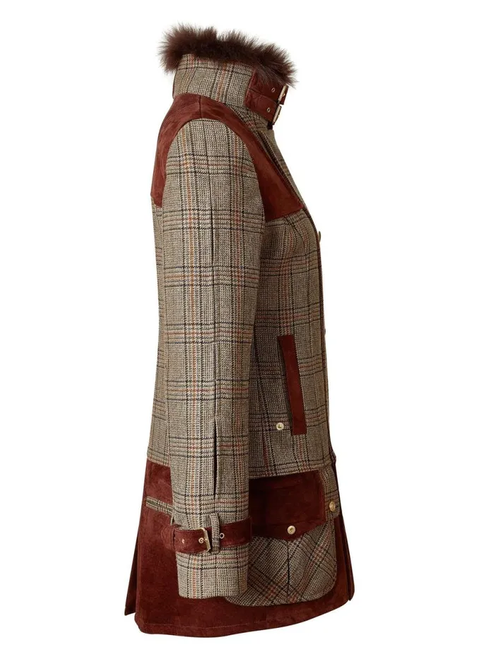 Women Balmoral Field Jacket Bourbon Tweed Holland Cooper Jackets