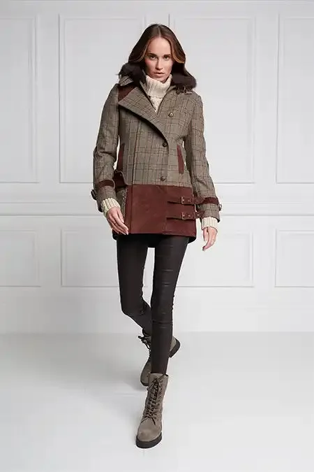 Women Balmoral Field Jacket Bourbon Tweed Holland Cooper Jackets