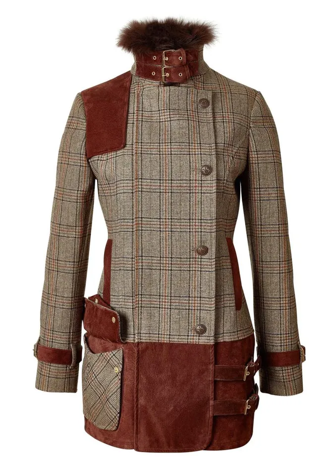 Women Balmoral Field Jacket Bourbon Tweed Holland Cooper Jackets