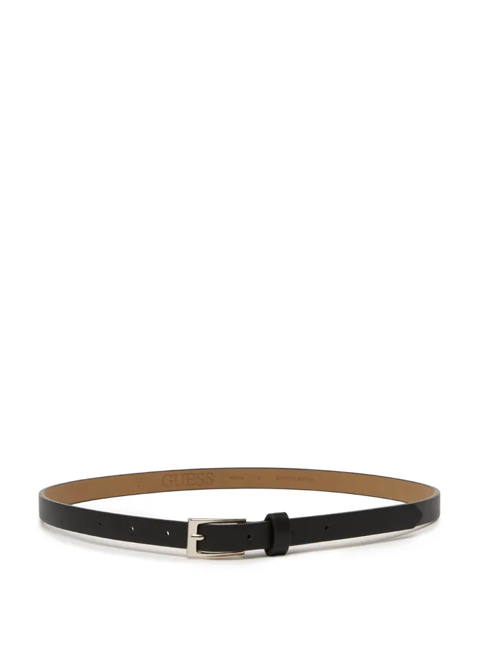 Women Belts GUESS 15mm Black Logo Two For One Belt Set