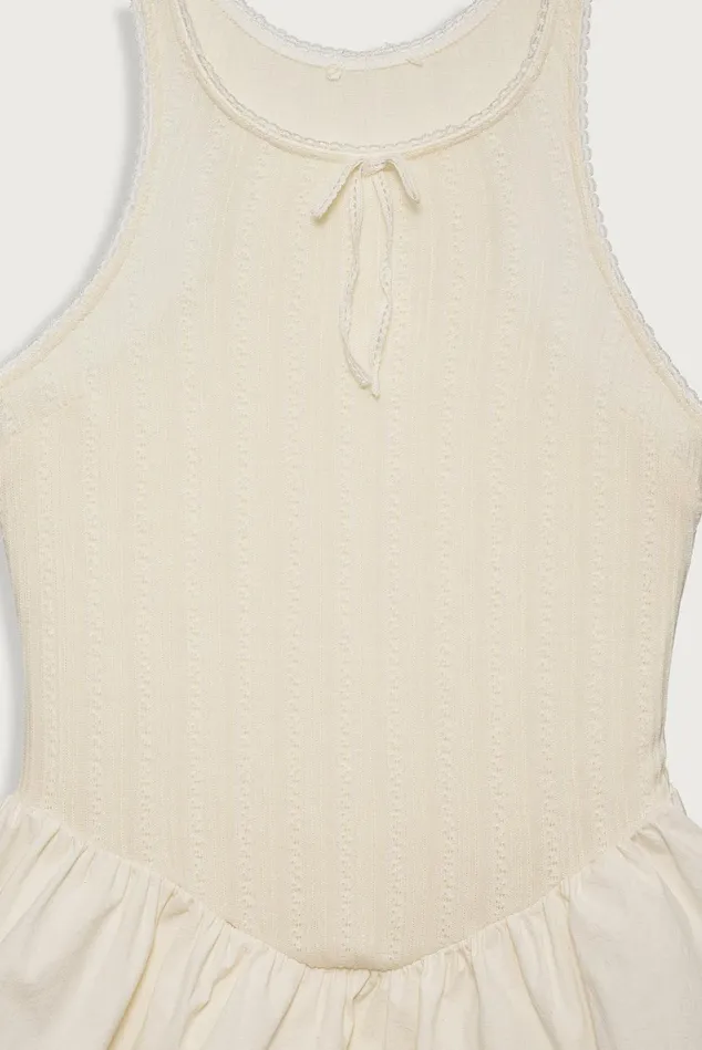 Women Billie Pointelle Mini Dress Ivory For Love and Lemons Dresses Women Billie Pointelle Mini Dress Ivory For Love and Lemons Dresses