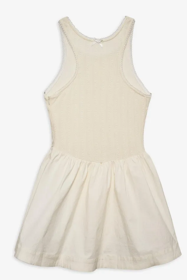 Women Billie Pointelle Mini Dress Ivory For Love and Lemons Dresses Women Billie Pointelle Mini Dress Ivory For Love and Lemons Dresses