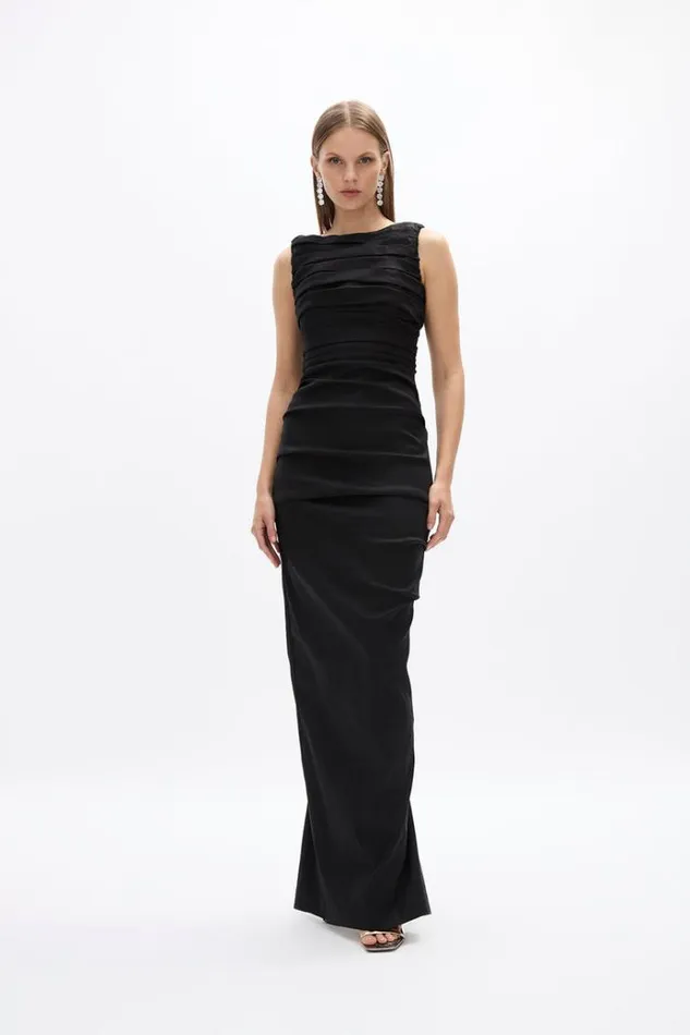 Women Black Dresses Rachel Gilbert ADELA GOWN