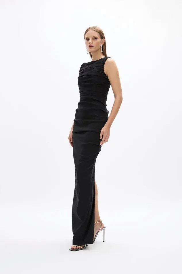 Women Black Dresses Rachel Gilbert ADELA GOWN Women Black Dresses Rachel Gilbert ADELA GOWN