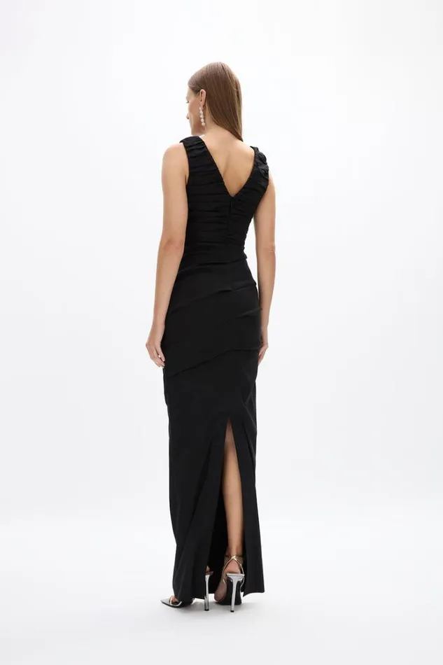 Women Black Dresses Rachel Gilbert ADELA GOWN Women Black Dresses Rachel Gilbert ADELA GOWN