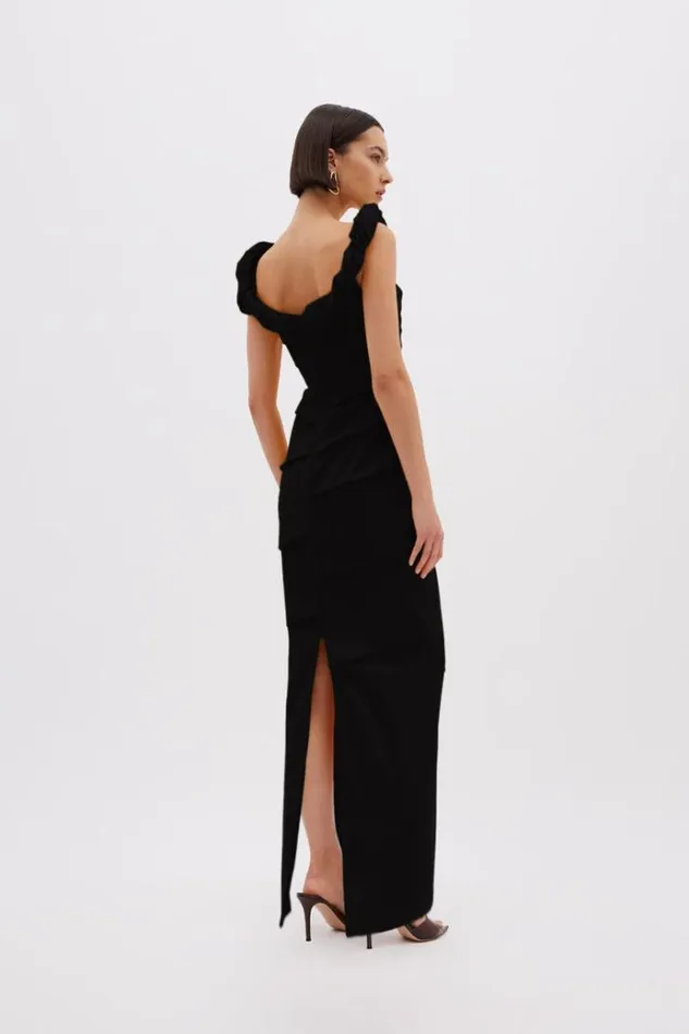 Women Black Dresses Rachel Gilbert ASHA GOWN Women Black Dresses Rachel Gilbert ASHA GOWN