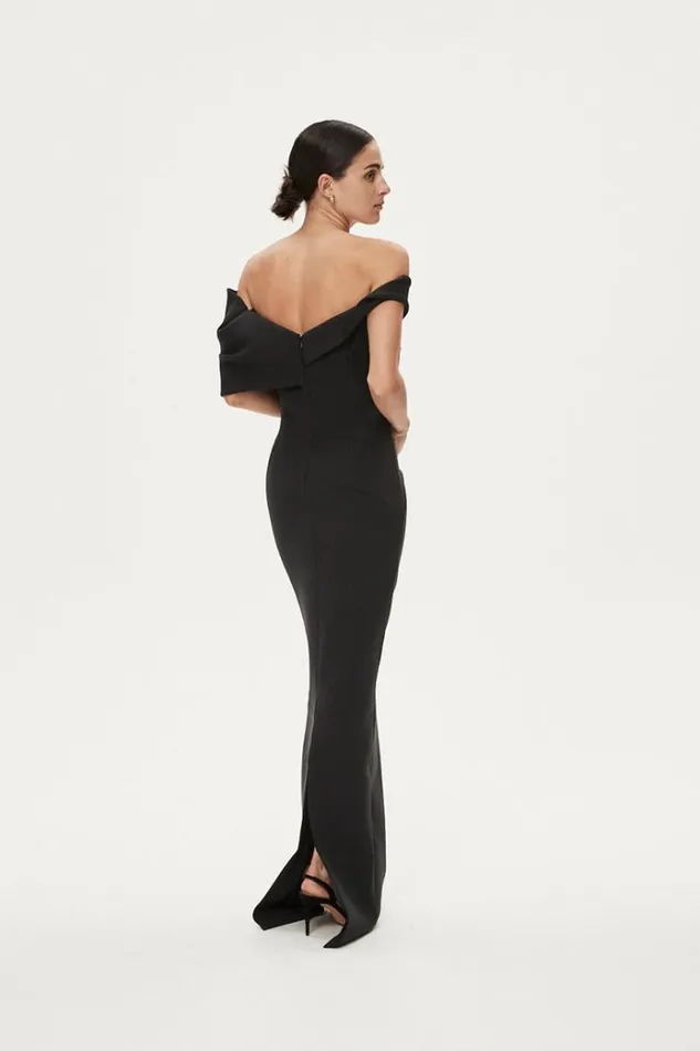 Women Black Dresses Rachel Gilbert MATTEO GOWN Women Black Dresses Rachel Gilbert MATTEO GOWN