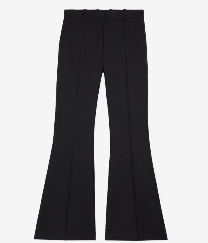 Women Black Wool Blend Suit Trousers THE KOOPLES Blazers and Suits
