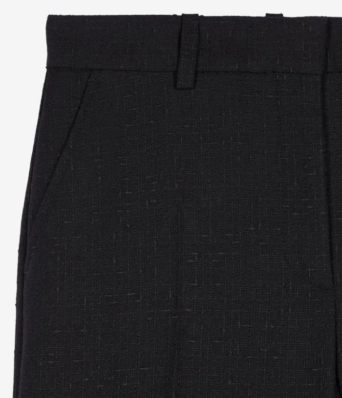 Women Black Wool Blend Suit Trousers THE KOOPLES Blazers and Suits