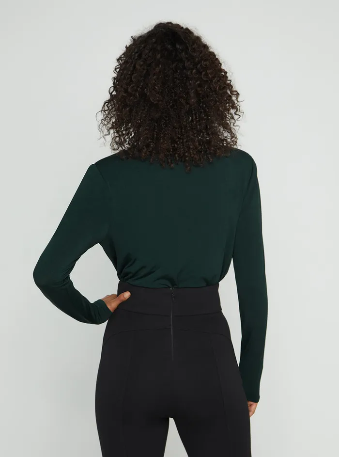 Women Bodysuits GUESS Marciano Green Vamp Bodysuit Top Women Bodysuits GUESS Marciano Green Vamp Bodysuit Top
