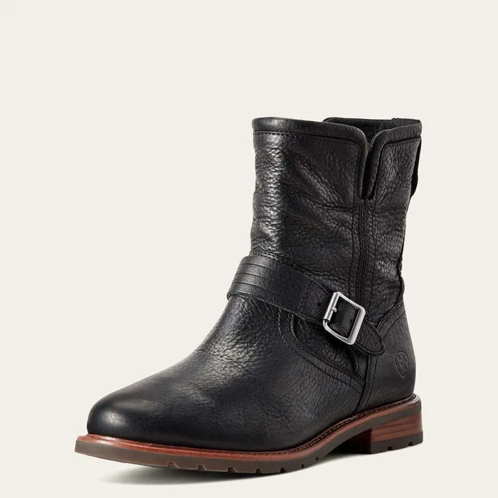 Women Booties Ariat Savannah Waterproof Boot Black
